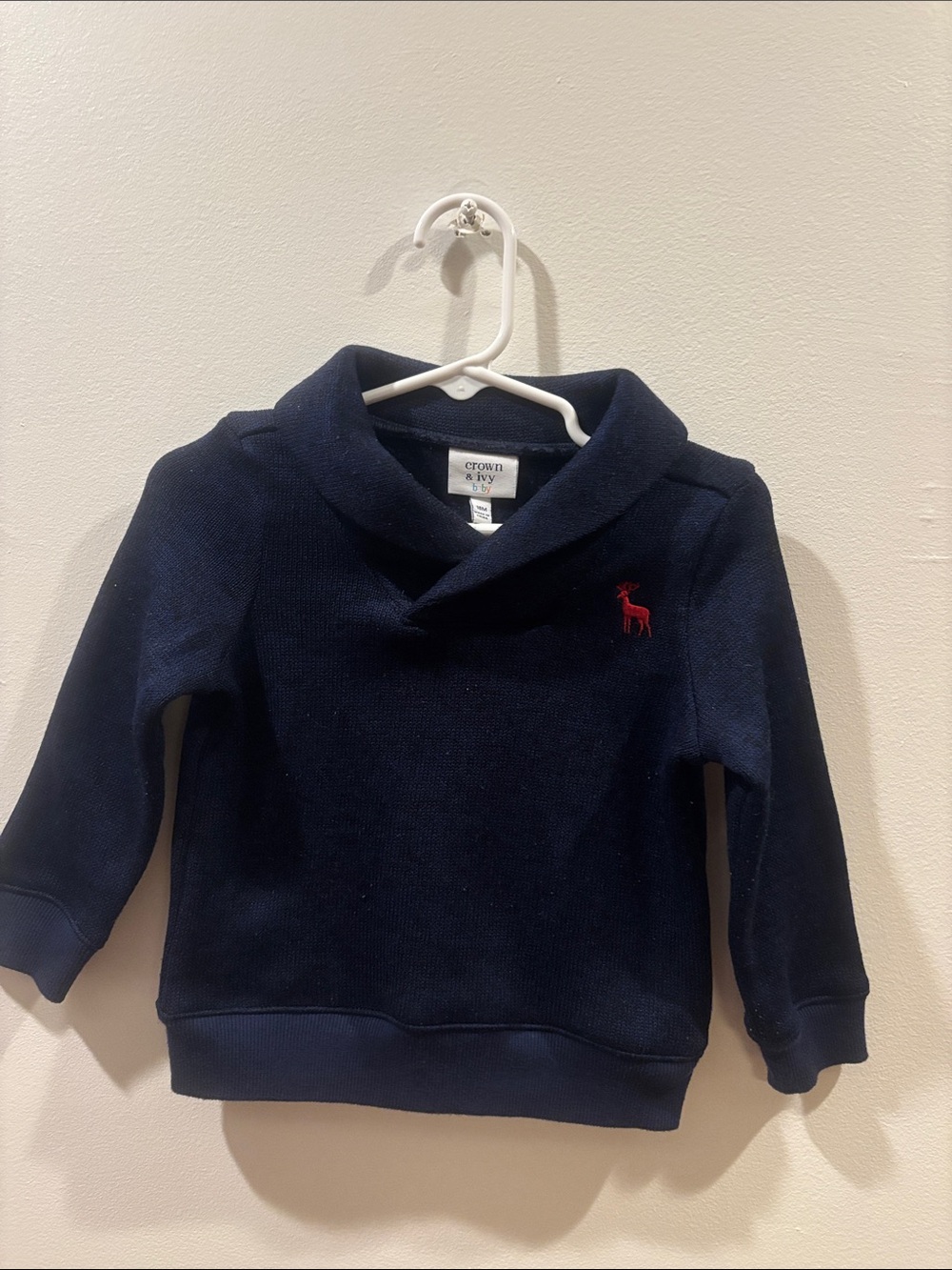 Crown & Ivy by Belk Navy Blue Boys’ Pullover Sweater